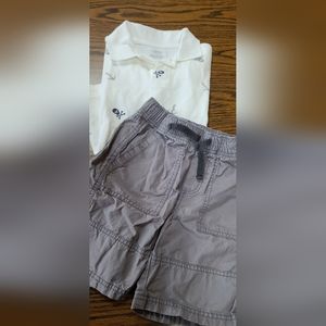 Boys 7 2-Piece Set Polo Shirt and shorts